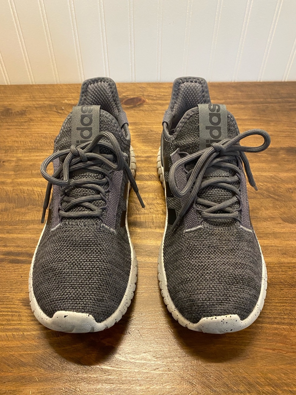 Adidas Men’s Gray Athletic Running Shoes - size 10 - see photos for details